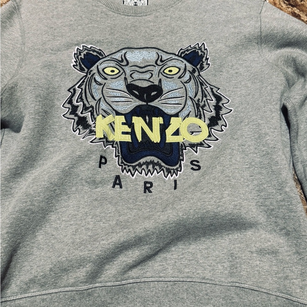 Kenzo Gray Crewneck Sweater